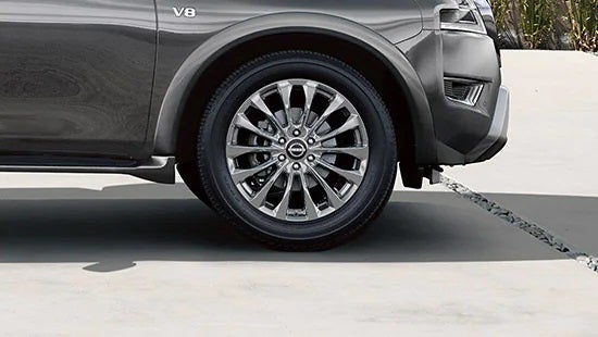 2023 Nissan Armada wheel and tire | Bridgewater Nissan in Bridgewater NJ
